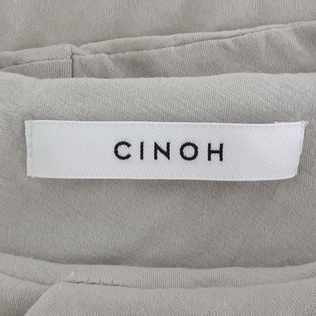 CINOH(チノ)のCINOH(チノ) 半袖カットソー サイズ36 S レディース美品  - ライトグリーン レディースのトップス(カットソー(半袖/袖なし))の商品写真