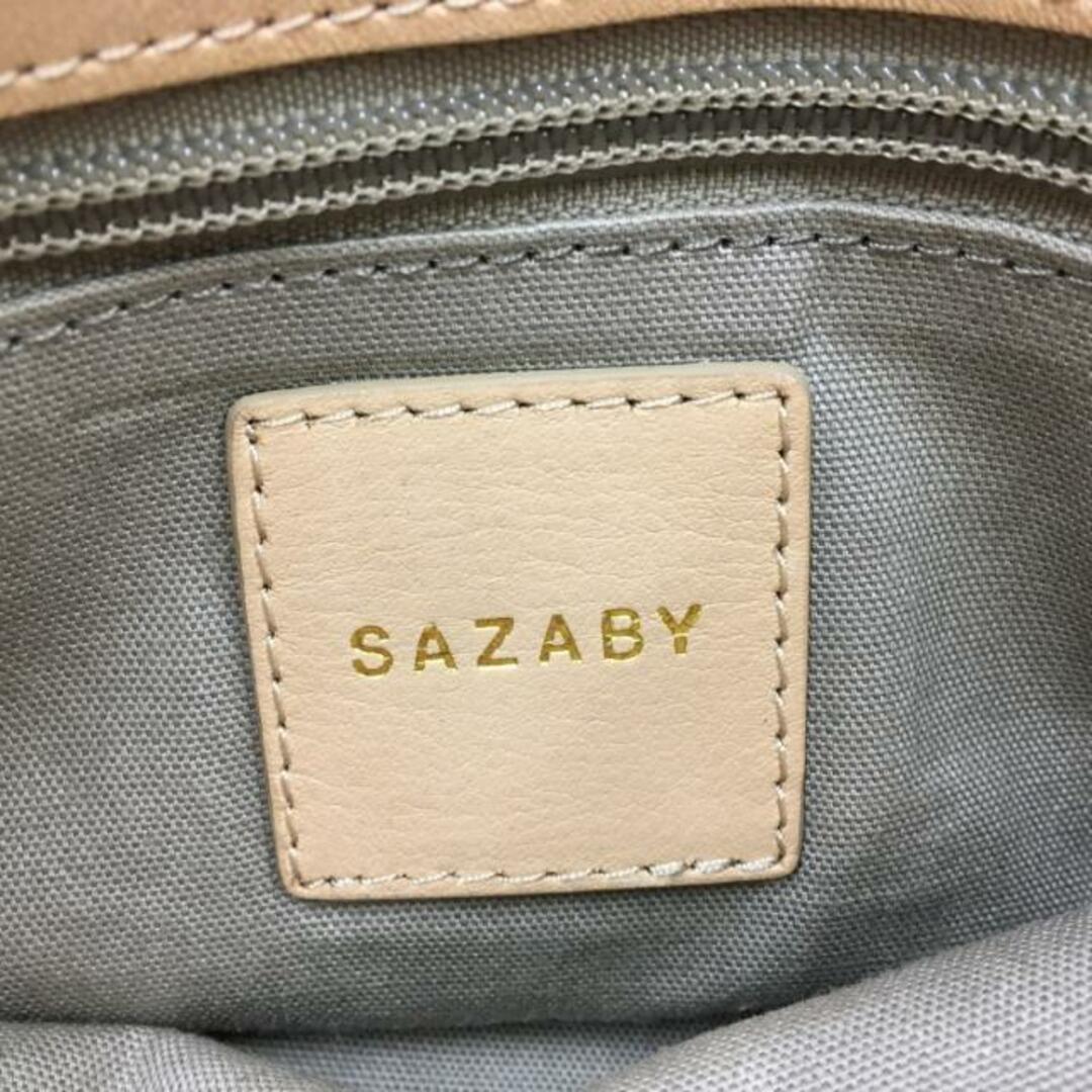 SAZABY(サザビー)のSAZABY(サザビー) ハンドバッグ - ベージュ レザー レディースのバッグ(ハンドバッグ)の商品写真