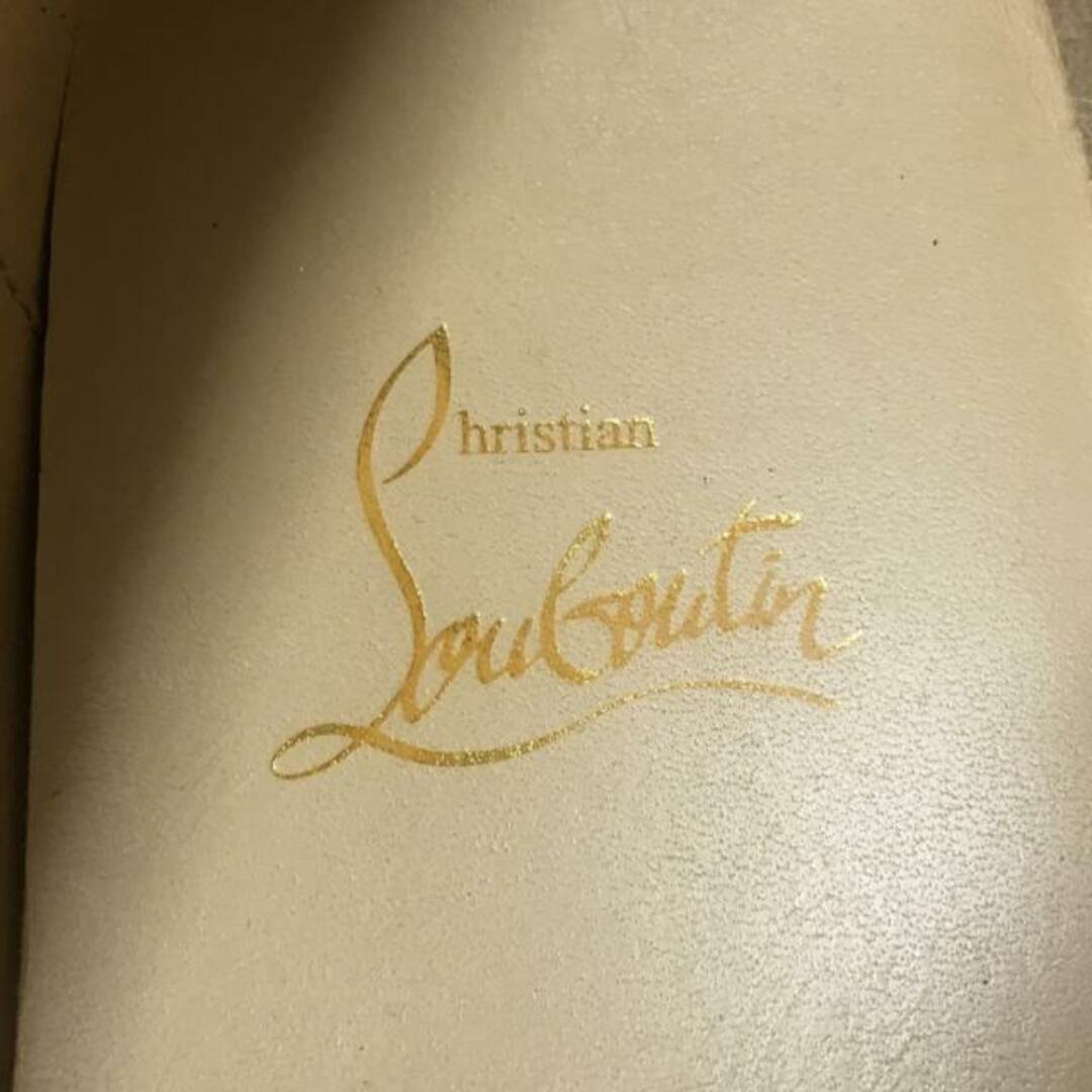 Christian Louboutin(クリスチャンルブタン)のCHRISTIAN LOUBOUTIN(クリスチャンルブタン) スリッポン 36 レディース - ピンクゴールド スタッズ グリッター レディースの靴/シューズ(その他)の商品写真