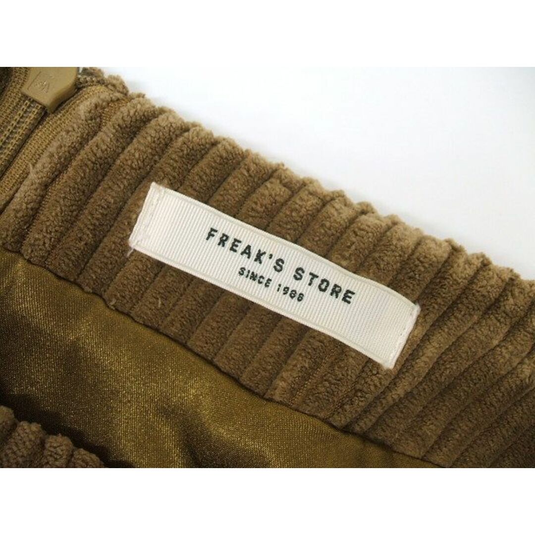 FREAK'S STORE(フリークスストア)のFREAK'S STORE サイズS コーデュロイ スカート ブラウン レディース フリークスストア【中古】0-1113T♪ レディースのスカート(その他)の商品写真