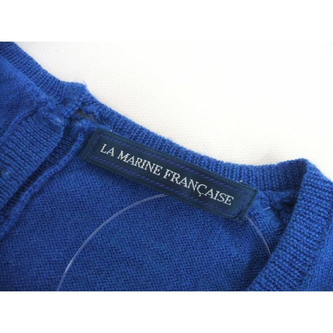 LA MARINE FRANCAISE(マリンフランセーズ)のLA MARINE FRANCAISE ウールニット セーター ブルー レディース マリンフランセーズ【中古】0-1219T♪ レディースのトップス(ニット/セーター)の商品写真