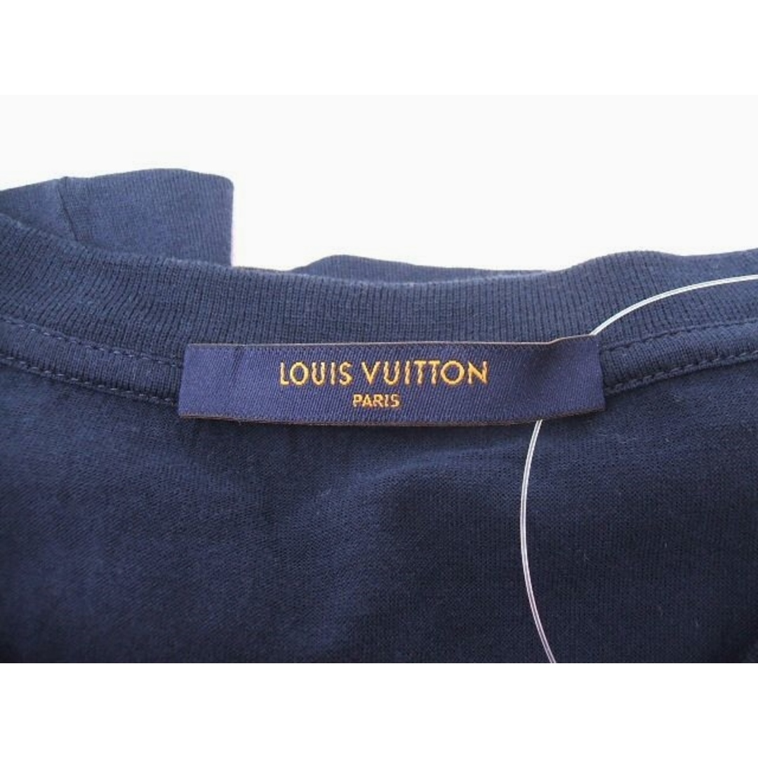 LOUIS VUITTON(ルイヴィトン)のLOUIS VUITTON VCCM09 カットソー サイズ5L 半袖Ｔシャツ ネイビー メンズ ルイ・ヴィトン【中古】0-0406S♪ メンズのトップス(Tシャツ/カットソー(半袖/袖なし))の商品写真