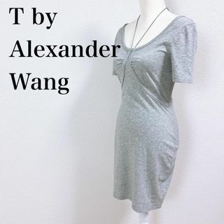 ティーバイアレキサンダーワン(T by Alexander Wang)の■T by Alexander Wang コットン100 ワンピース グレー(その他)