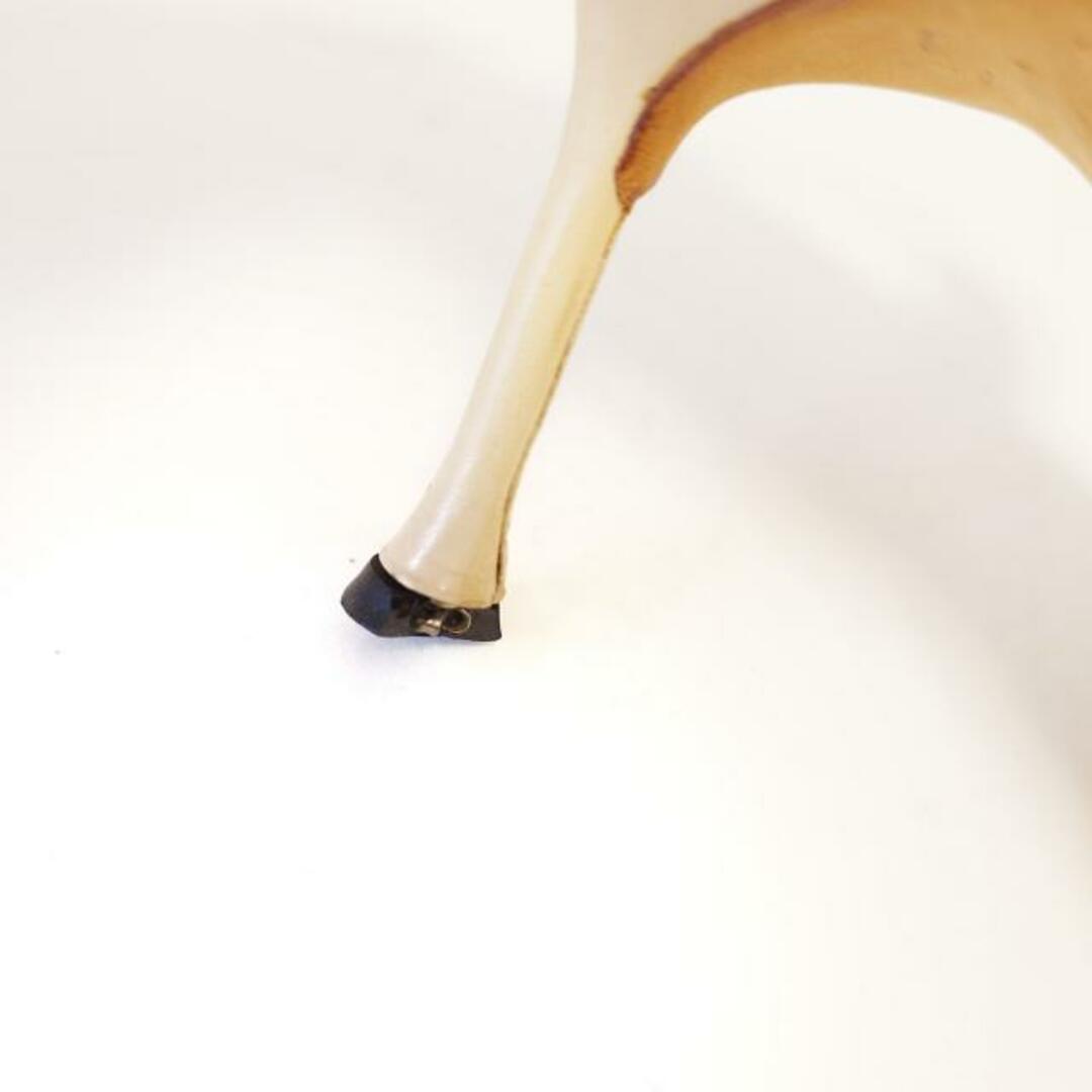 MANOLO BLAHNIK(マノロブラニク)のMANOLO BLAHNIK(マノロブラニク) サンダル 37 レディース - アイボリー×ベージュ コットン×レザー レディースの靴/シューズ(サンダル)の商品写真