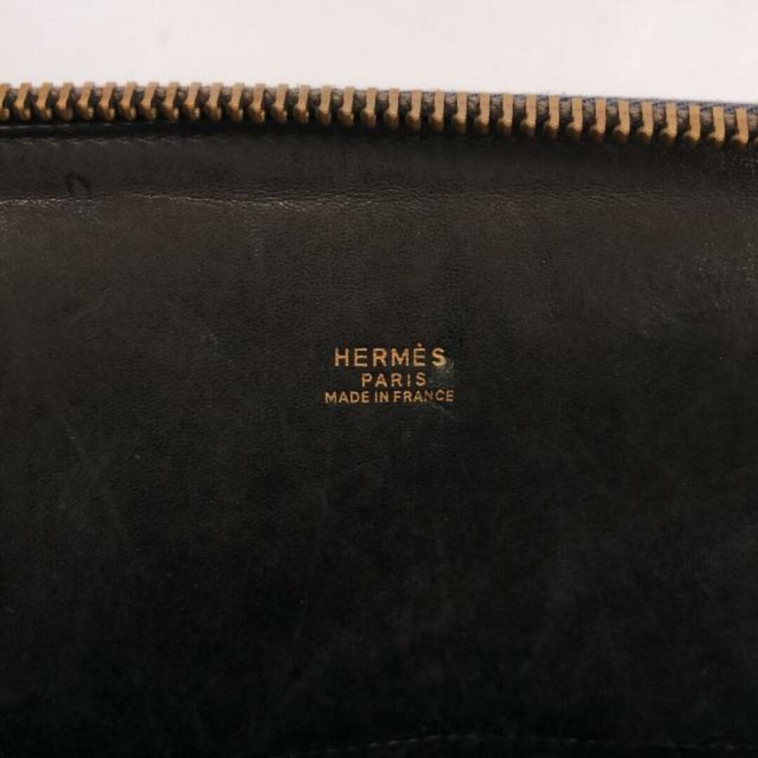 Hermes(エルメス)のHERMES(エルメス) ハンドバッグ ボリード37 ダークネイビー ゴールド金具/イニシャル刻印 アルデンヌ レディースのバッグ(ハンドバッグ)の商品写真