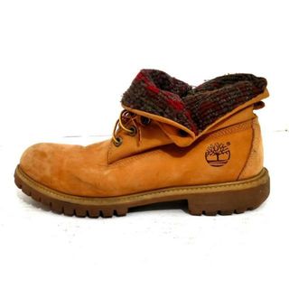 ティンバーランド(Timberland)のTimberland(ティンバーランド) ショートブーツ 27.5 メンズ ライトブラウン Woolrich ヌバック×ナイロン(ブーツ)