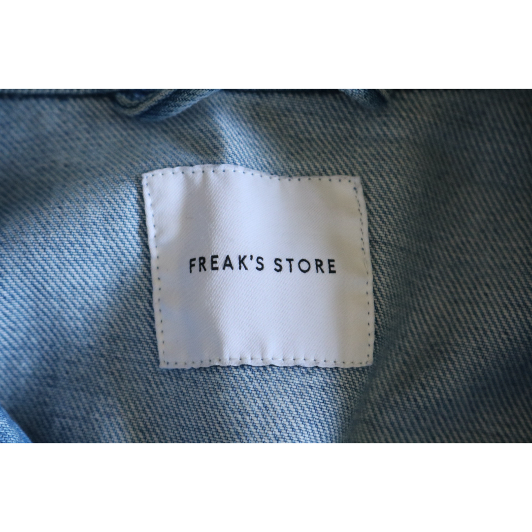 FREAK'S STORE(フリークスストア)の【FREAK'S STORE】ビッグサイズブルゾン　コーチジャケット　青★ メンズのジャケット/アウター(Gジャン/デニムジャケット)の商品写真