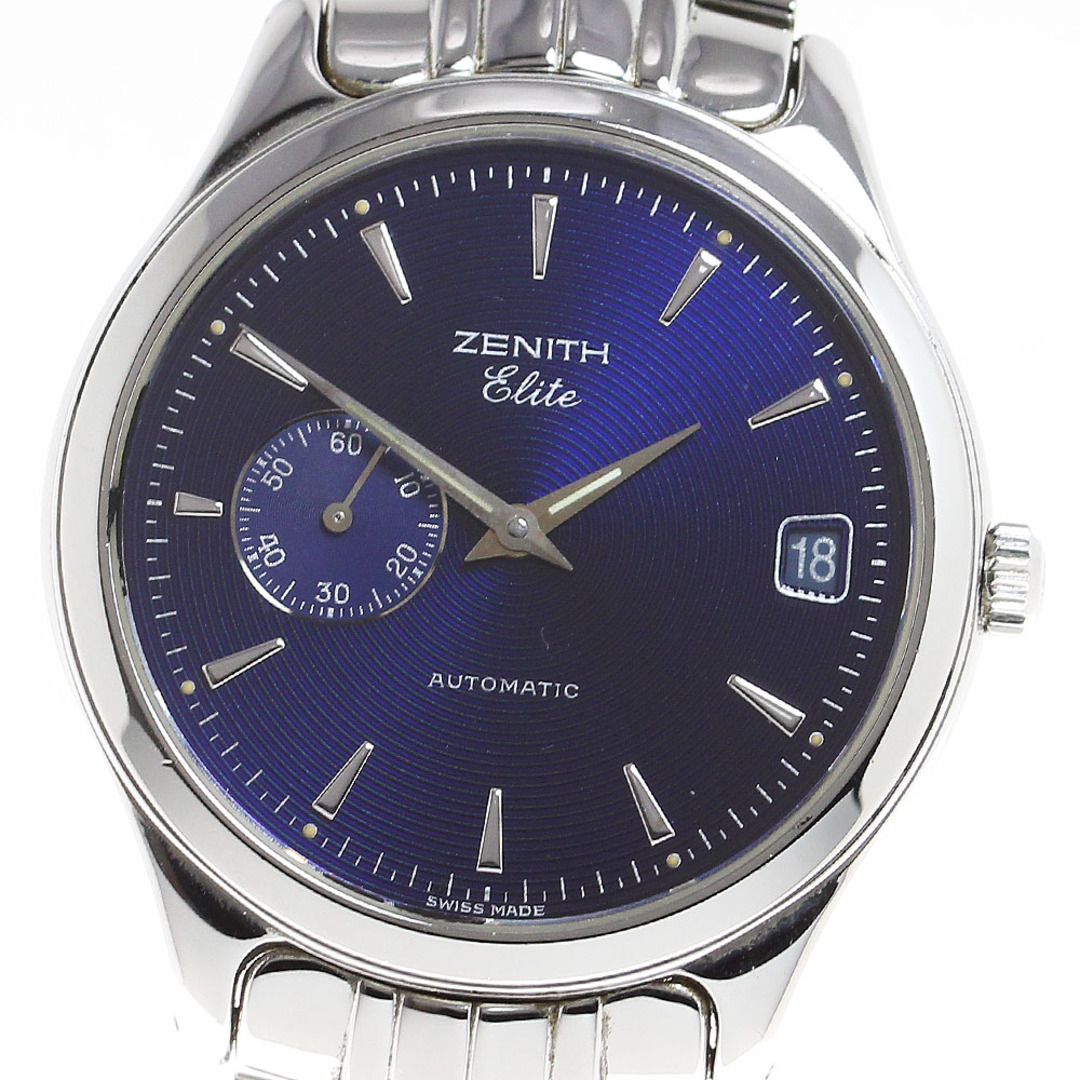 ZENITH(ゼニス)のゼニス ZENITH 90/02.0040.680 エリート デイト スモールセコンド 自動巻き メンズ _815087 メンズの時計(腕時計(アナログ))の商品写真