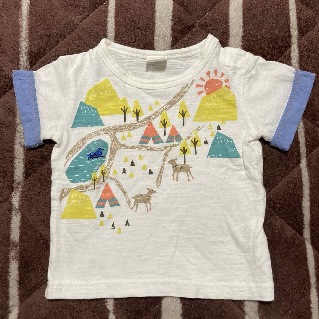 アカチャンホンポ(アカチャンホンポ)のベビー　80㌢　Tシャツ キッズ/ベビー/マタニティのベビー服(~85cm)(Ｔシャツ)の商品写真