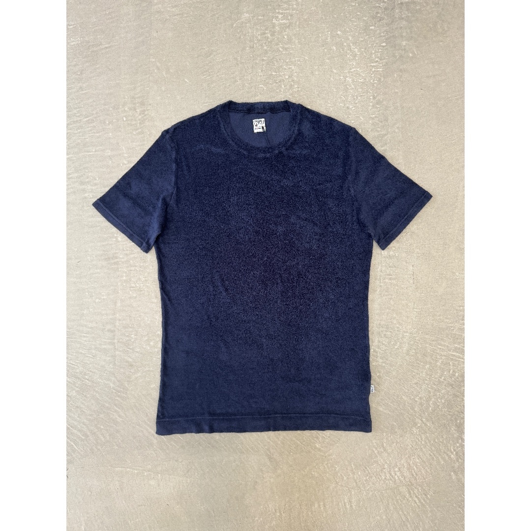 FEDELI(フェデーリ)の新品 フェデーリ パイル Tシャツ ネイビー 54 FEDELI フェデリ メンズのトップス(Tシャツ/カットソー(半袖/袖なし))の商品写真