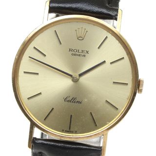 ロレックス(ROLEX)のロレックス ROLEX 3833 チェリーニ K18YG Cal.1600 手巻き メンズ _815387(腕時計(アナログ))