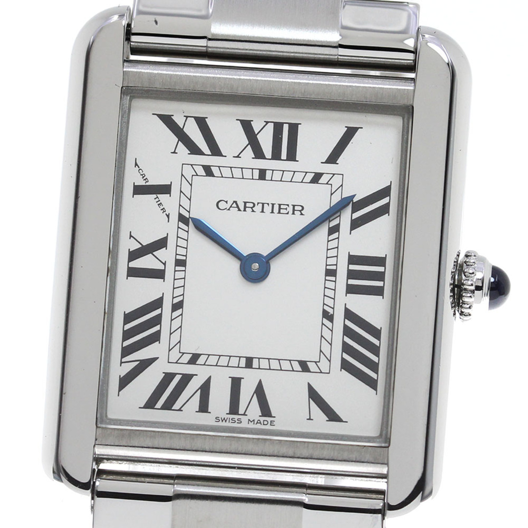 Cartier(カルティエ)のカルティエ CARTIER W5200013 タンクソロ SM クォーツ レディース 良品 _815398 レディースのファッション小物(腕時計)の商品写真