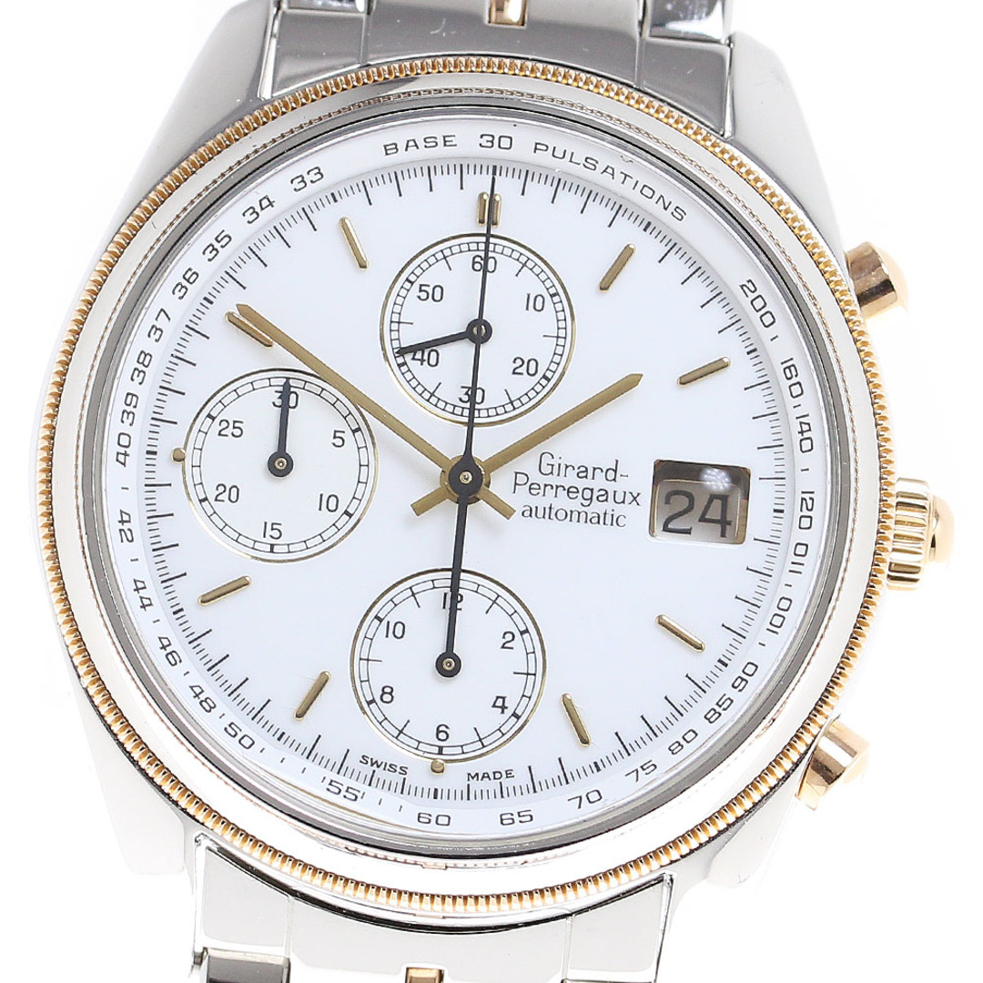 GIRARD-PERREGAUX(ジラールペルゴ)のジラール・ペルゴ GIRARD-PERREGAUX 4910 GP4900 クロノグラフ 自動巻き メンズ 保証書付き_804270 メンズの時計(腕時計(アナログ))の商品写真