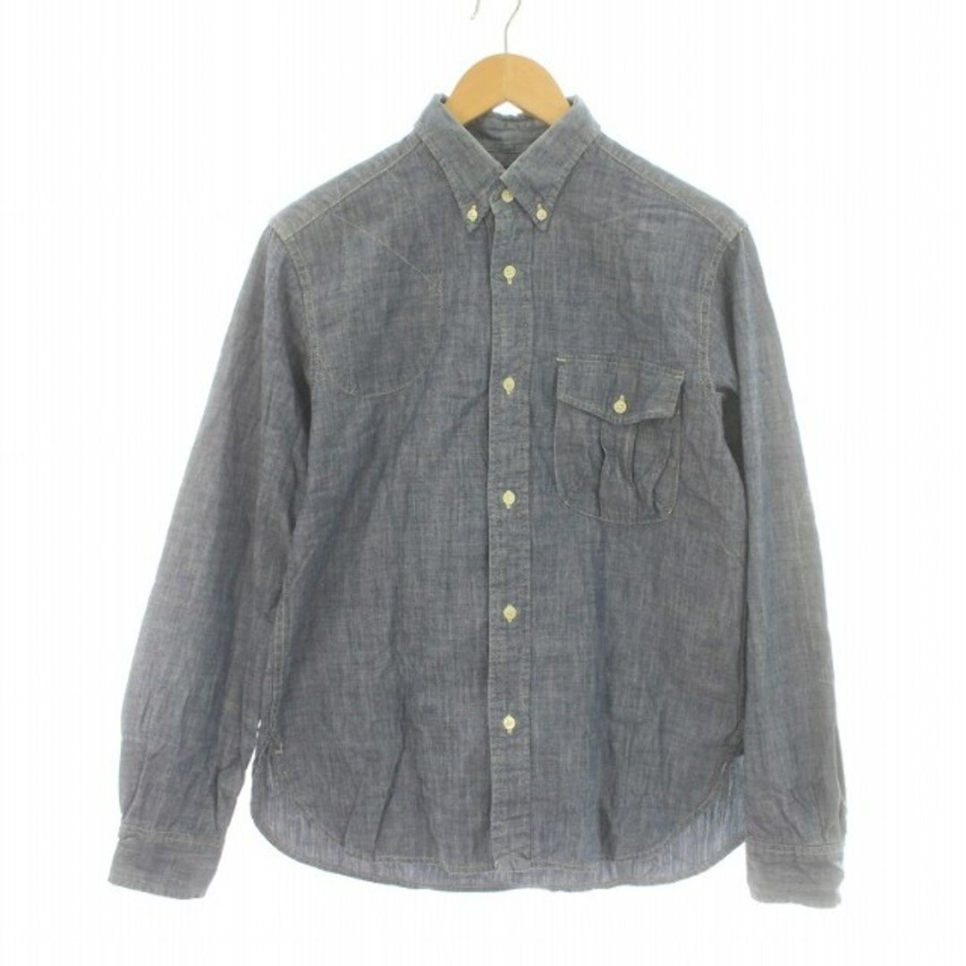 WOOLRICH(ウールリッチ)のWOOLRICH 復刻タグ デニムシャツ シャンブレー ワーク S ライトブルー メンズのトップス(シャツ)の商品写真