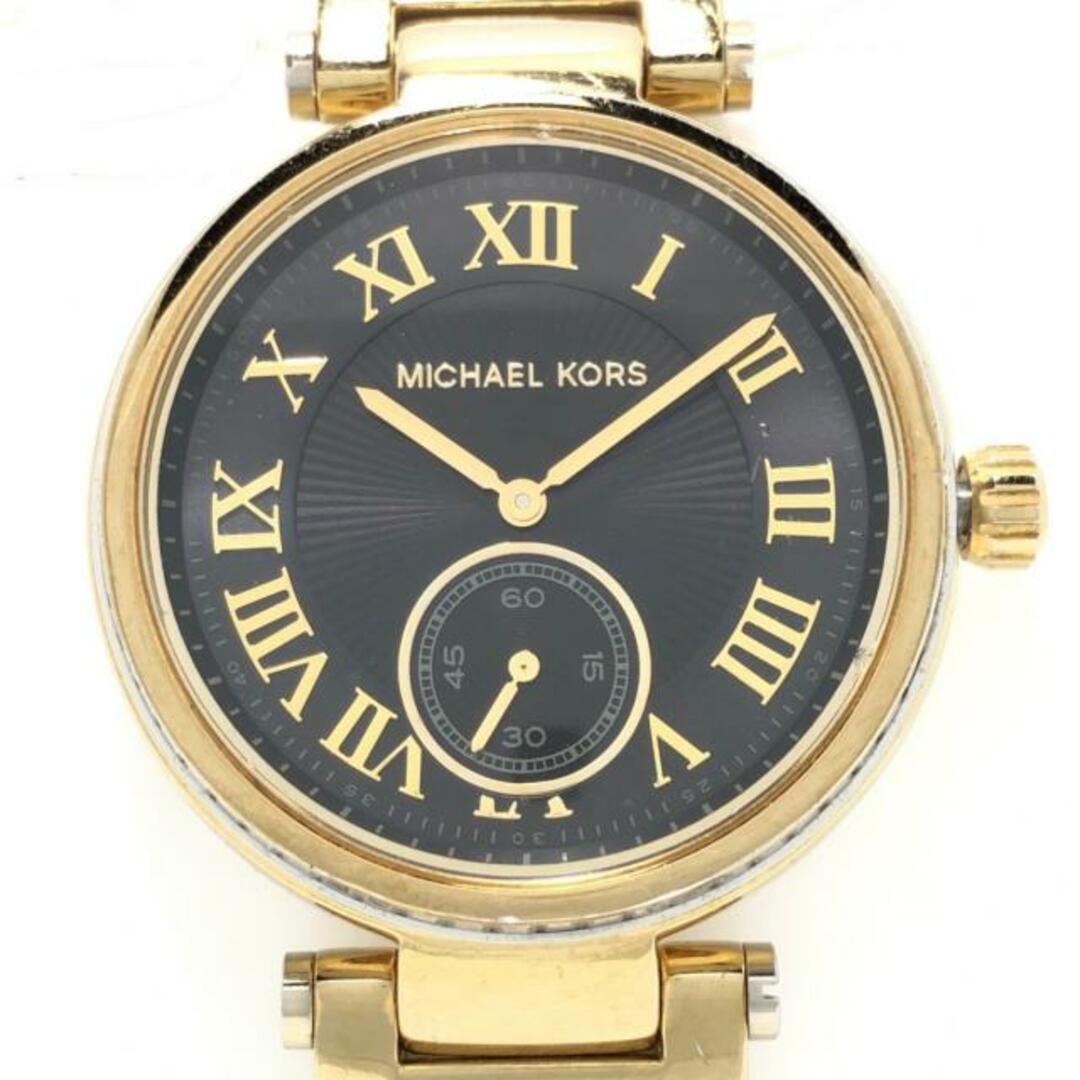 Michael Kors(マイケルコース)のMICHAEL KORS(マイケルコース) 腕時計 - MK-5989 ボーイズ ラインストーンベゼル 黒 レディースのファッション小物(腕時計)の商品写真