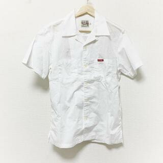 HYSTERIC GLAMOUR(ヒステリックグラマー) 半袖シャツ サイズM メンズ美品  - 白×レッド