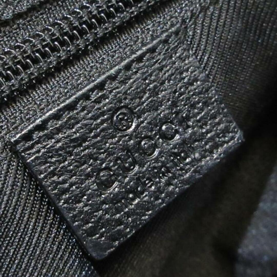 Gucci(グッチ)のGUCCI(グッチ) ショルダーバッグ GG柄 03136 黒 ジャガード×レザー レディースのバッグ(ショルダーバッグ)の商品写真