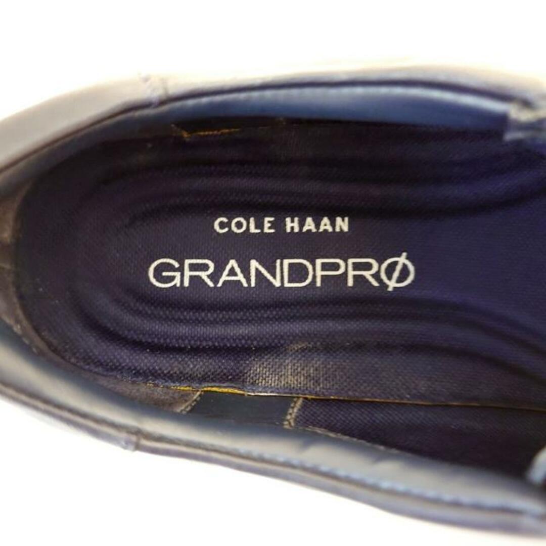 Cole Haan(コールハーン)のCOLE HAAN(コールハーン) スニーカー 7 1/2 B メンズ - ネイビー GRANDPRO レザー メンズの靴/シューズ(スニーカー)の商品写真