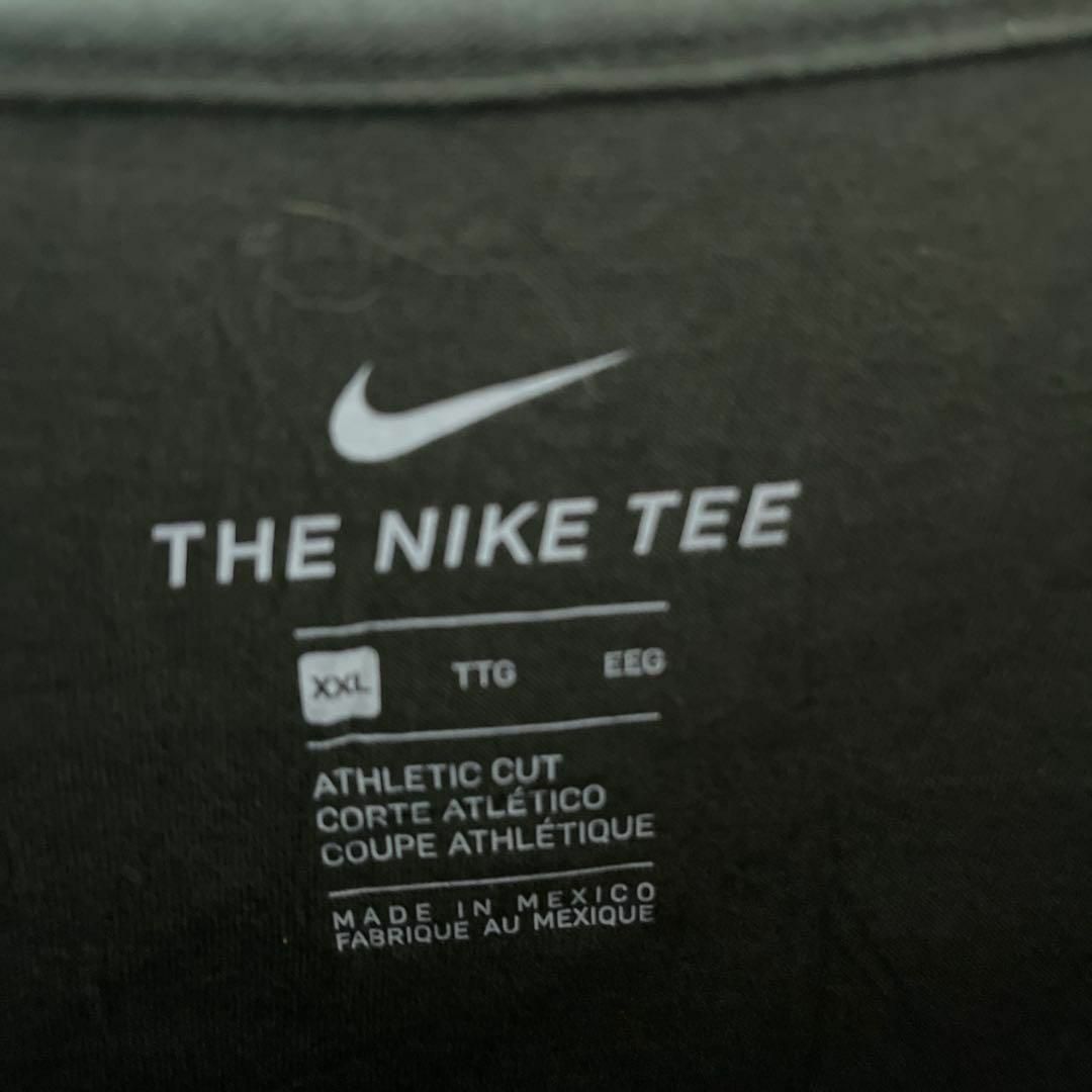 NIKE(ナイキ)のナイキ メンズ ロゴ プリント 2XL グリーン 古着 90s 半袖 Tシャツ メンズのトップス(Tシャツ/カットソー(半袖/袖なし))の商品写真