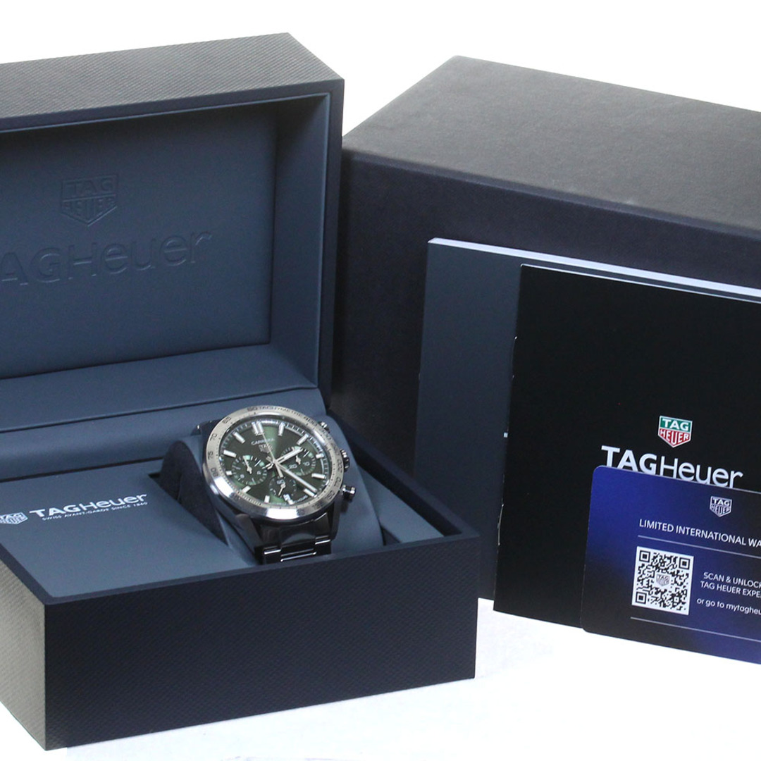 TAG Heuer(タグホイヤー)のタグホイヤー TAG HEUER CBN2A10 カレラ キャリバー ホイヤー02 スポーツクロノ デイト 自動巻き メンズ 箱・保証書付き_814876 メンズの時計(腕時計(アナログ))の商品写真