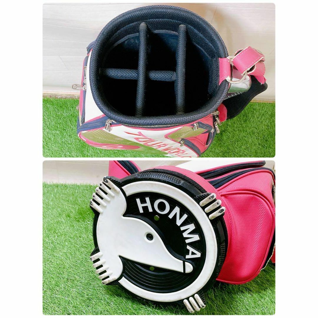 HONMA TOUR WORLD レプリカキャディバッグ カート 9.5型 5口 スポーツ/アウトドアのゴルフ(バッグ)の商品写真