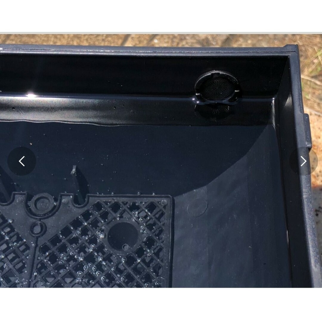 樽型飼育容器【大】オーバーフロー対策済み【オリジナルパーツ二点付き】ブラック1個 その他のペット用品(アクアリウム)の商品写真