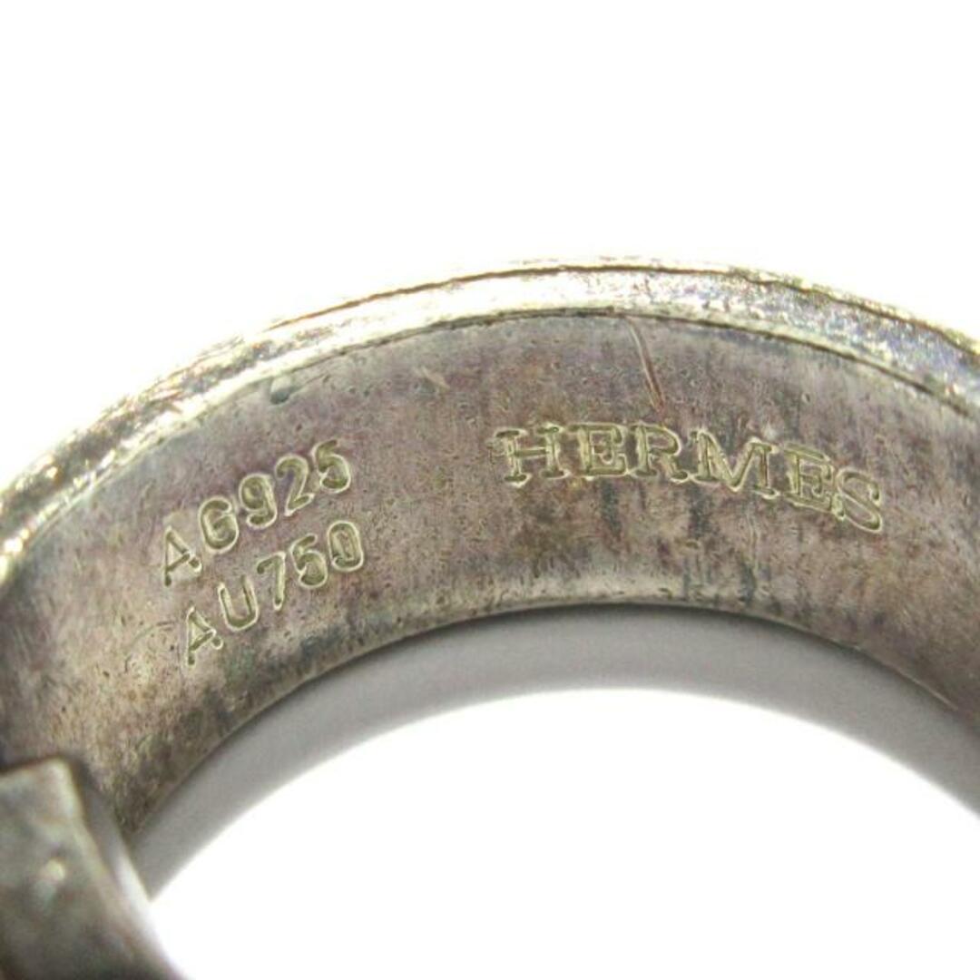 Hermes(エルメス)のHERMES(エルメス) リング ケリー シルバー×K18YG レディースのアクセサリー(リング(指輪))の商品写真
