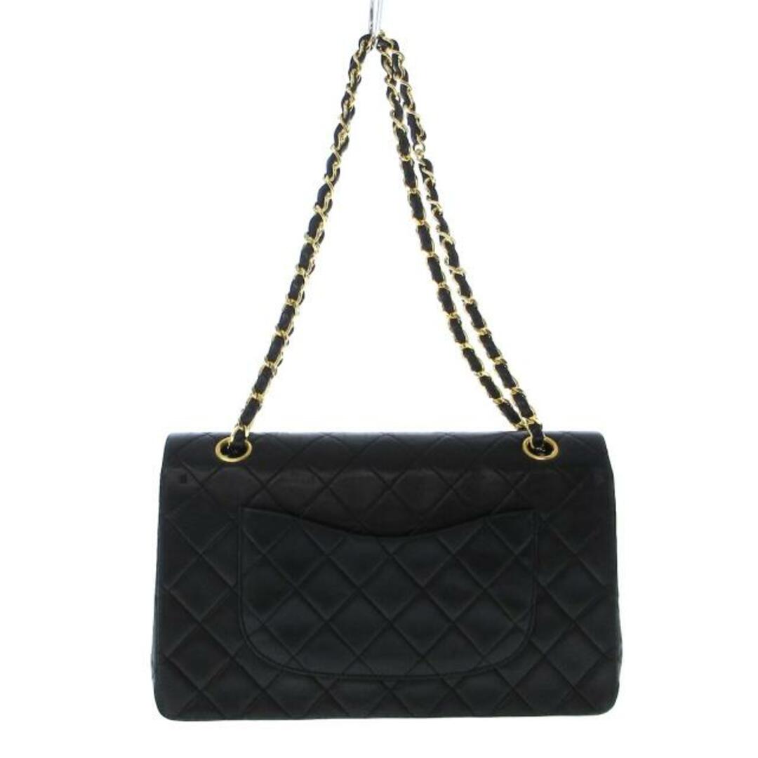 CHANEL(シャネル)のCHANEL(シャネル) ショルダーバッグ レディース ダブルフラップマトラッセ A01112 黒 ゴールド金具/チェーンショルダー ラムスキン レディースのバッグ(ショルダーバッグ)の商品写真