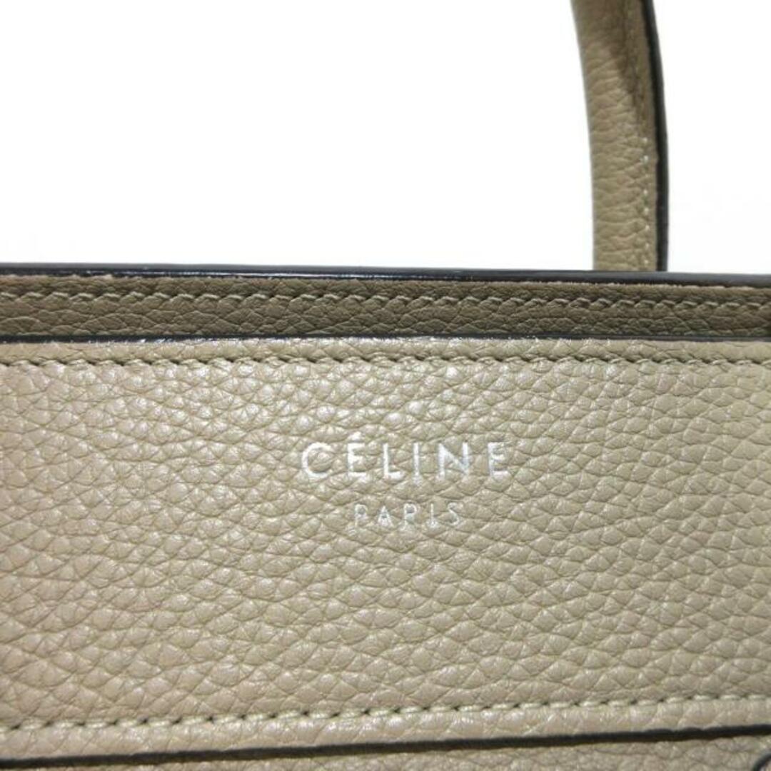 celine(セリーヌ)のCELINE(セリーヌ) ハンドバッグ レディース ラゲージマイクロショッパー ベージュ ドラムドカーフ  レディースのバッグ(ハンドバッグ)の商品写真