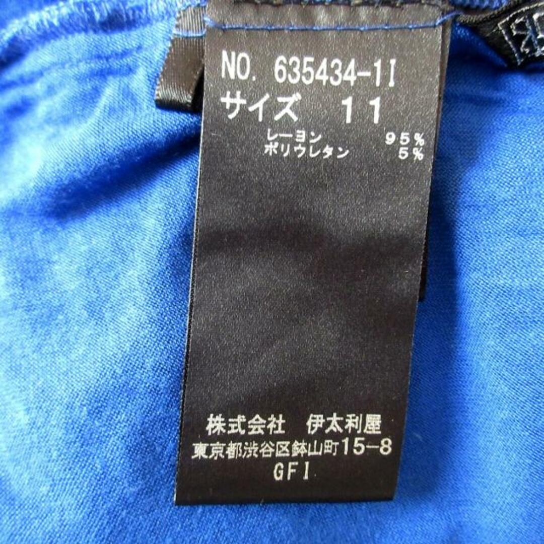 伊太利屋(イタリヤ)の伊太利屋/GKITALIYA(イタリヤ) 半袖Tシャツ サイズ11 M レディース ブルー×グレー×マルチ ビジュー レディースのトップス(Tシャツ(半袖/袖なし))の商品写真