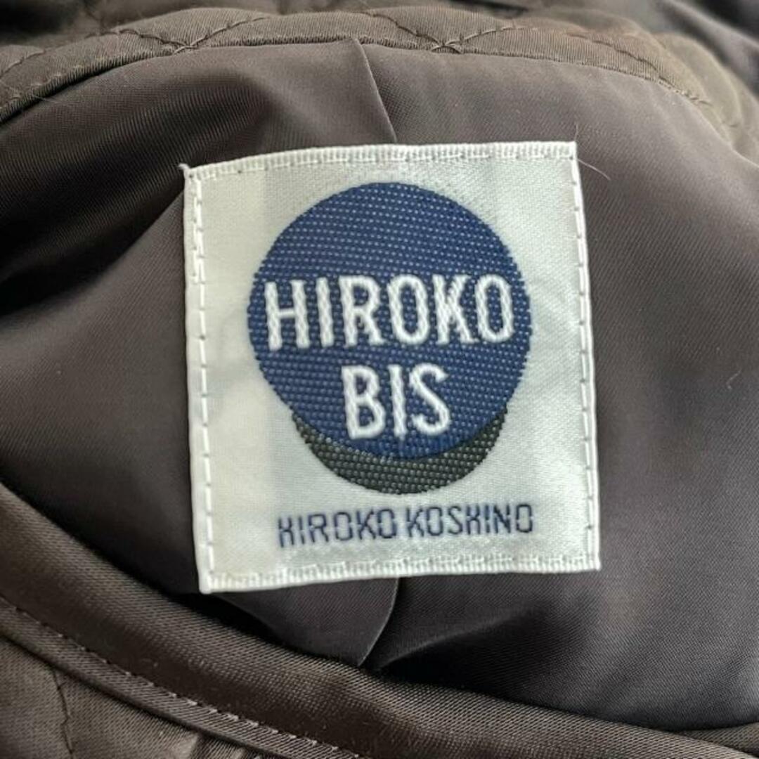 HIROKO BIS(ヒロコビス)のHIROKO BIS(ヒロコビス) コート サイズ9 M レディース美品  ダークブラウン キルティング/冬物 レディースのジャケット/アウター(その他)の商品写真