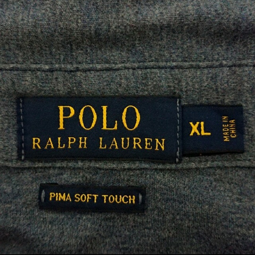 POLO RALPH LAUREN(ポロラルフローレン)のポロラルフローレン ワンポイント 刺繍 ロゴ 長袖 ポロシャツ メンズのトップス(ポロシャツ)の商品写真