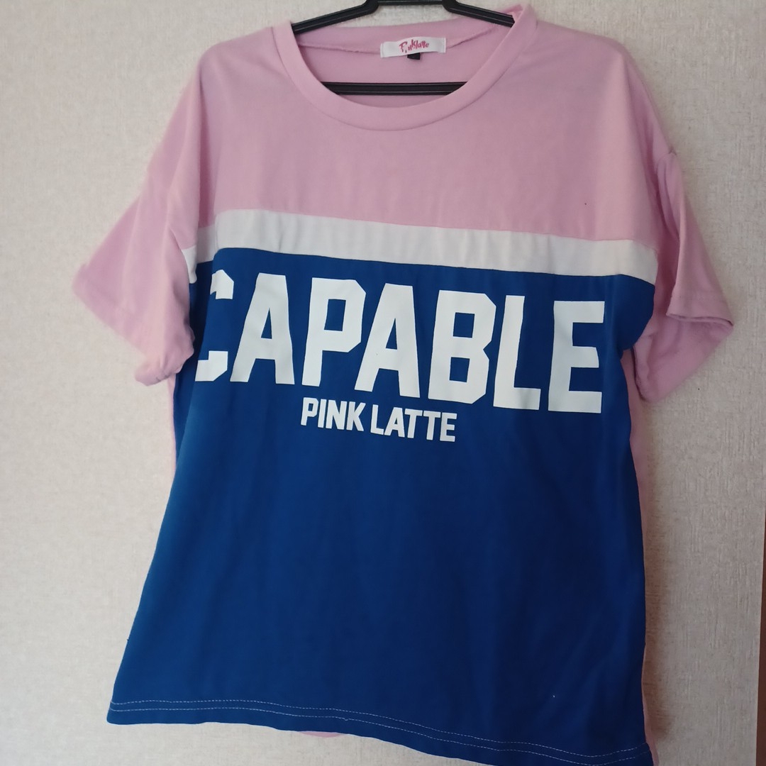 PINK-latte(ピンクラテ)のピンクラテTシャツS キッズ/ベビー/マタニティのキッズ服女の子用(90cm~)(Tシャツ/カットソー)の商品写真