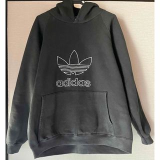 adidas パーカー　90s 万国旗タグ　バレンシアガ元ネタ