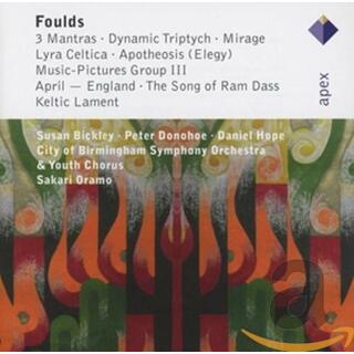 (CD)Foulds: Three Mantras/Dynamic／Foulds(クラシック)