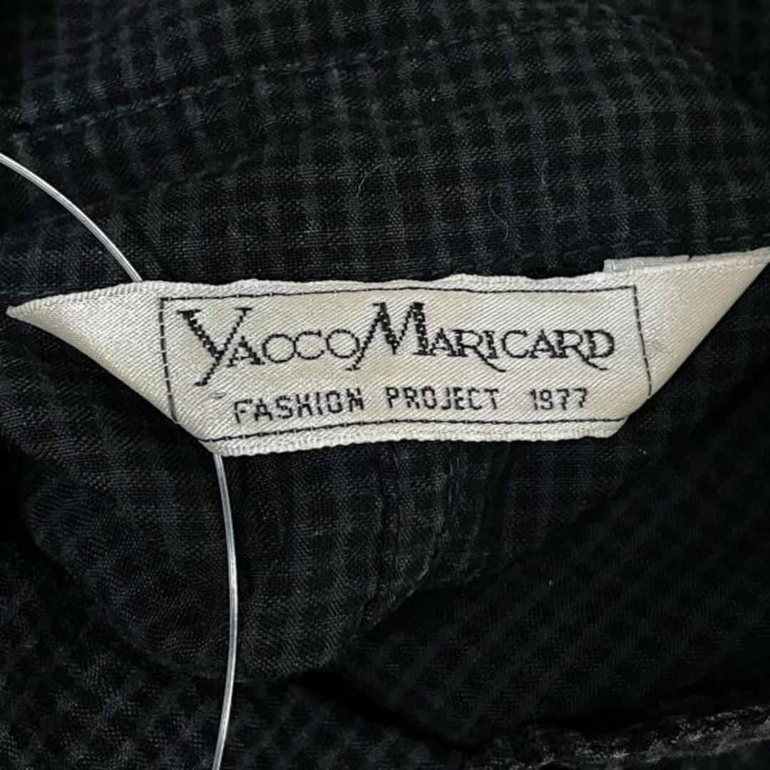 YACCOMARICARD(ヤッコマリカルド) 半袖シャツブラウス レディース - 黒 レディースのトップス(シャツ/ブラウス(半袖/袖なし))の商品写真