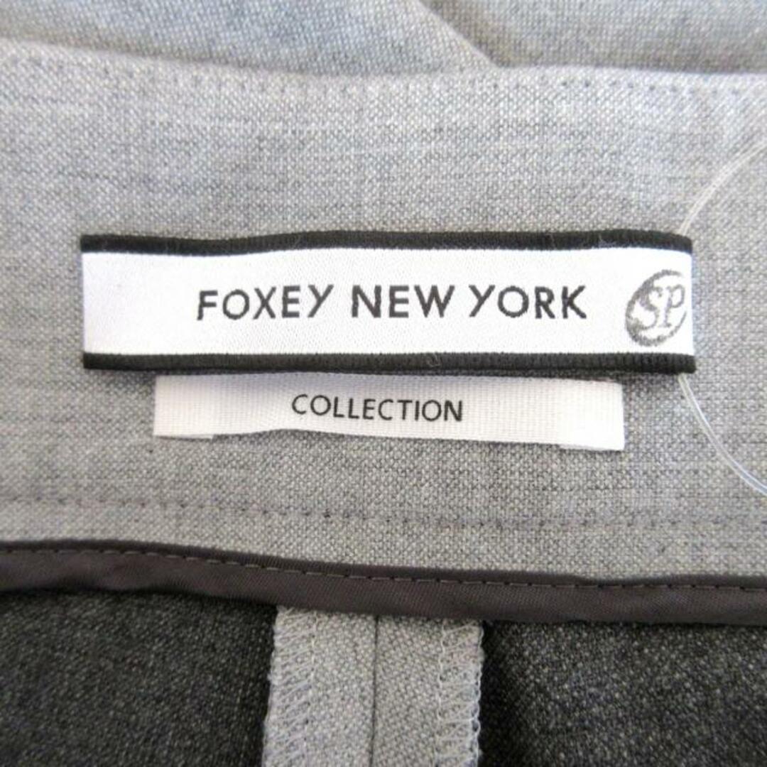 FOXEY NEW YORK(フォクシーニューヨーク) パンツ サイズ40 M レディース美品  - ライトグレー フルレングス/サイドファスナー レディースのパンツ(その他)の商品写真