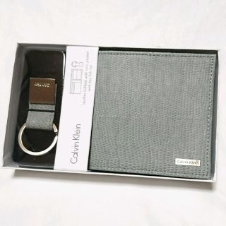 カルバンクライン(Calvin Klein)のカルバンクライン 財布セット グレー(折り財布)