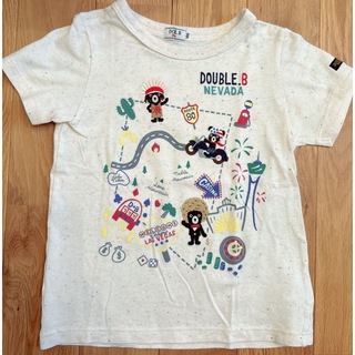 ダブルビー(DOUBLE.B)の【美品】ダブルビー　半袖Tシャツ　100(Tシャツ/カットソー)