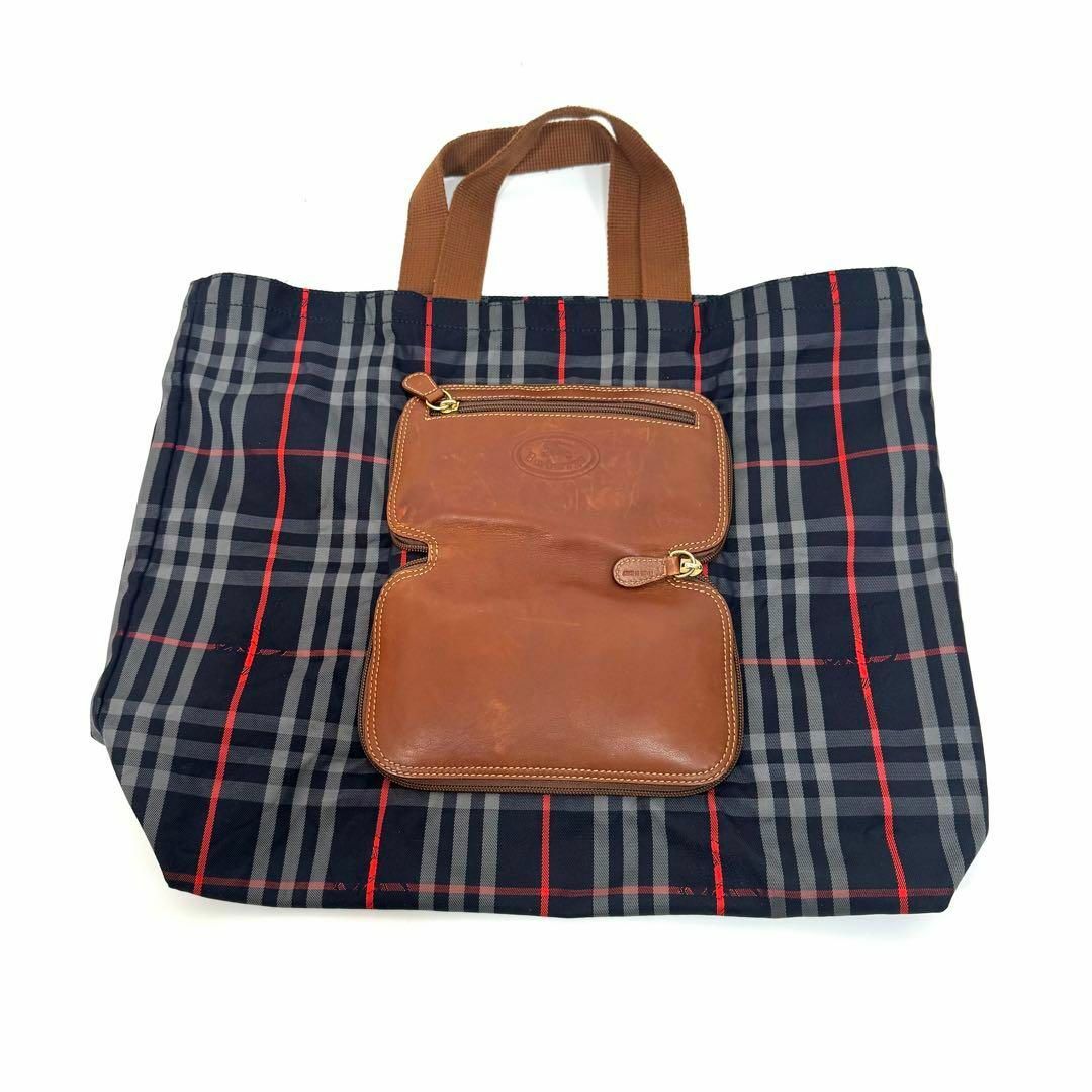 【同梱不可】 バーバリー - BURBERRY Burberry ノバ 折りたたみ エコバッグ バッグ