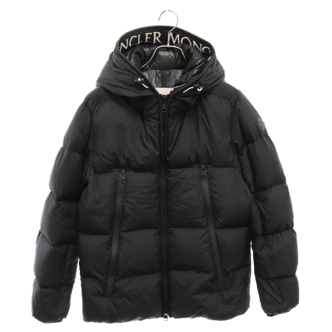 MONCLER(モンクレール)のMONCLER モンクレール 19AW MONTCLA GIBBOTTO モンクラー ロゴ刺繍ジップダウンジャケット ブラック E20914194385 C0300 メンズのジャケット/アウター(ダウンジャケット)の商品写真