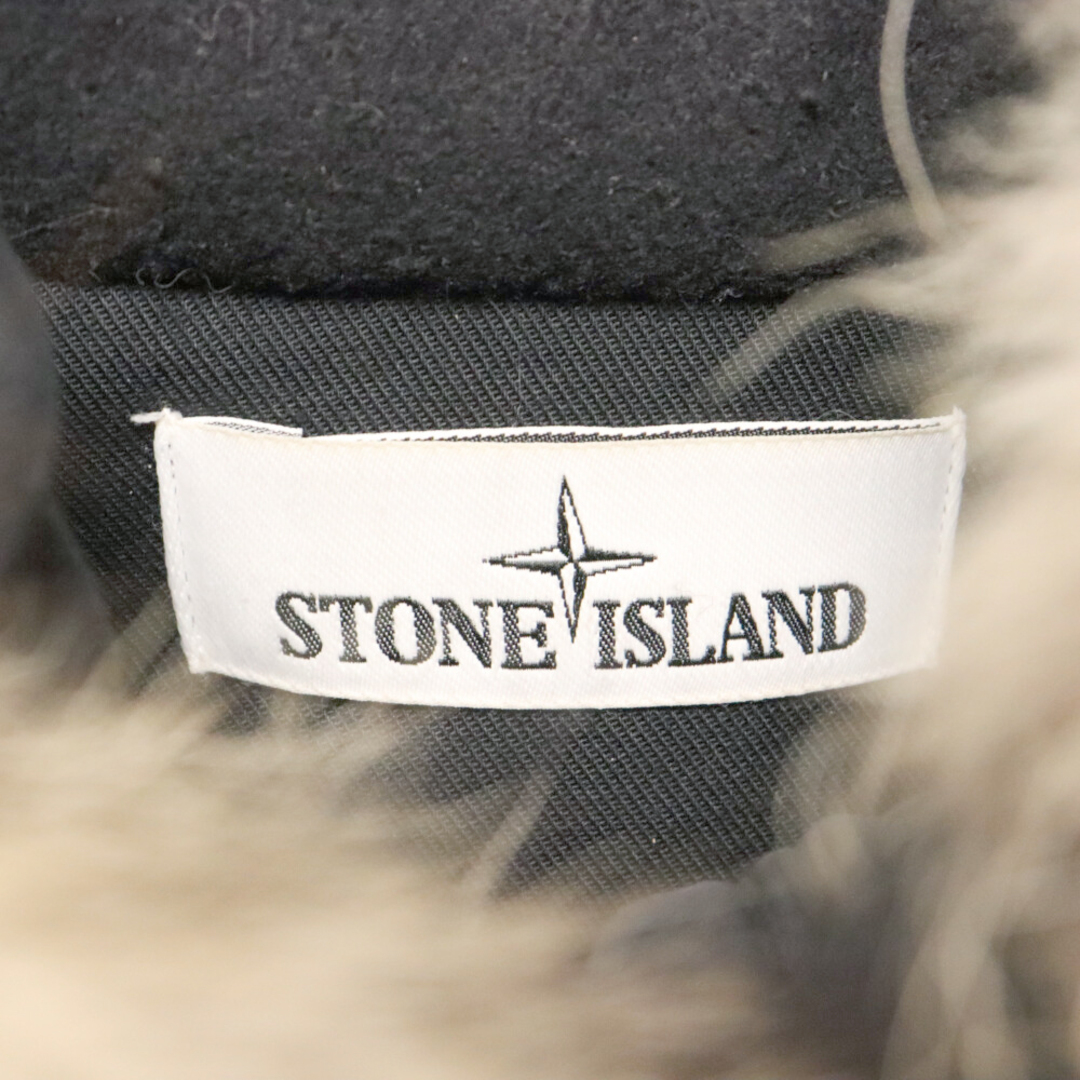 STONE ISLAND(ストーンアイランド)のSTONE ISLAND ストーンアイランド MICRO REPS DOWN モッズダウンコート ブラック 671541226 メンズのジャケット/アウター(モッズコート)の商品写真