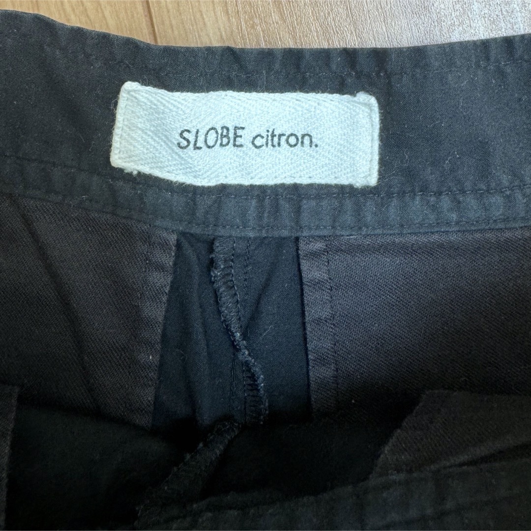 SLOBE citron 36 ブラックショートパンツ レディースのパンツ(ショートパンツ)の商品写真