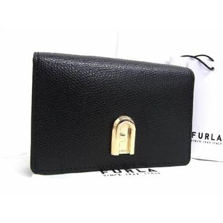 フルラ(Furla)の■新品■未使用■ FURLA フルラ レザー カードケース カード入れ 名刺入れ レディース ブラック系 BK0426 (その他)