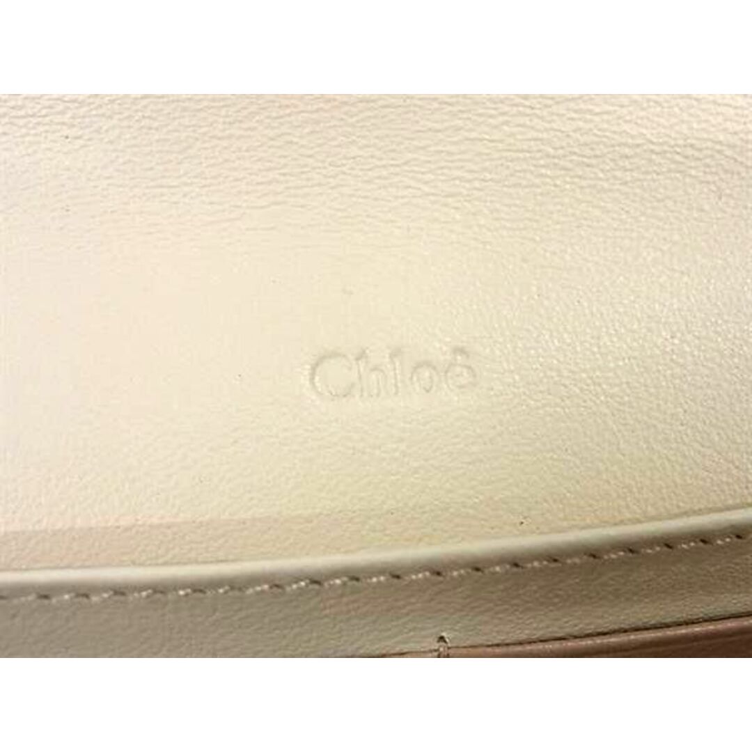 Chloe(クロエ)の■新品■未使用■ Chloe クロエ レザー 二つ折り 長財布 ウォレット 小銭入れ 札入れ レディース アイボリー系 BK0410  レディースのファッション小物(財布)の商品写真