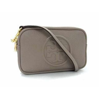 トリーバーチ(Tory Burch)の■新品■未使用■ TORY BURCH トリーバーチ レザー ショルダーバッグ クロスボディ ポシェット レディース グレージュ系 FC0120(ハンドバッグ)