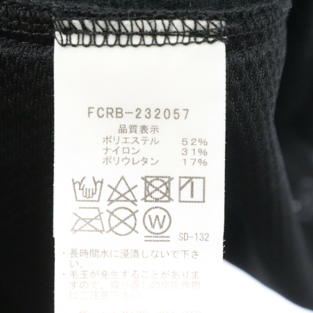 F.C.R.B.(エフシーアールビー)のF.C.R.B./F.C.Real Bristol/FCRB エフシーアールビー/エフシーレアルブリストル 23AW POLARTEC POWER STRETCH NECK GAITER TOP FCRB-232057 タートルネックストレッチフリーススウェット ブラック メンズのトップス(スウェット)の商品写真