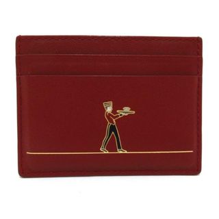 カルティエ(Cartier)のCartier(カルティエ) カードケース美品  ディアボロ ドゥ L3001945 ボルドー レザー(名刺入れ/定期入れ)