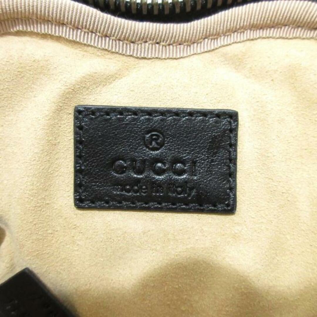 Gucci(グッチ)のGUCCI(グッチ) コインケース美品  ダブルG 699517 黒 ハートシェイプ/キルティング/キーチェーンフック付き レザー レディースのファッション小物(コインケース)の商品写真