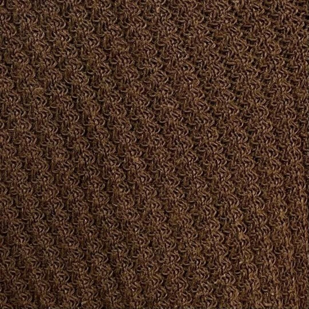 Y's(ワイズ)のY's(ワイズ) 長袖セーター サイズM - ダークブラウン Vネック/麻 レディースのトップス(ニット/セーター)の商品写真